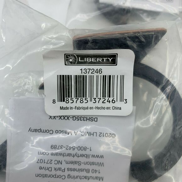 Lot 3- Liberty Hardware Ruavista Coat and Hat Hook - Bronze with Copper New - Picture 3 of 6